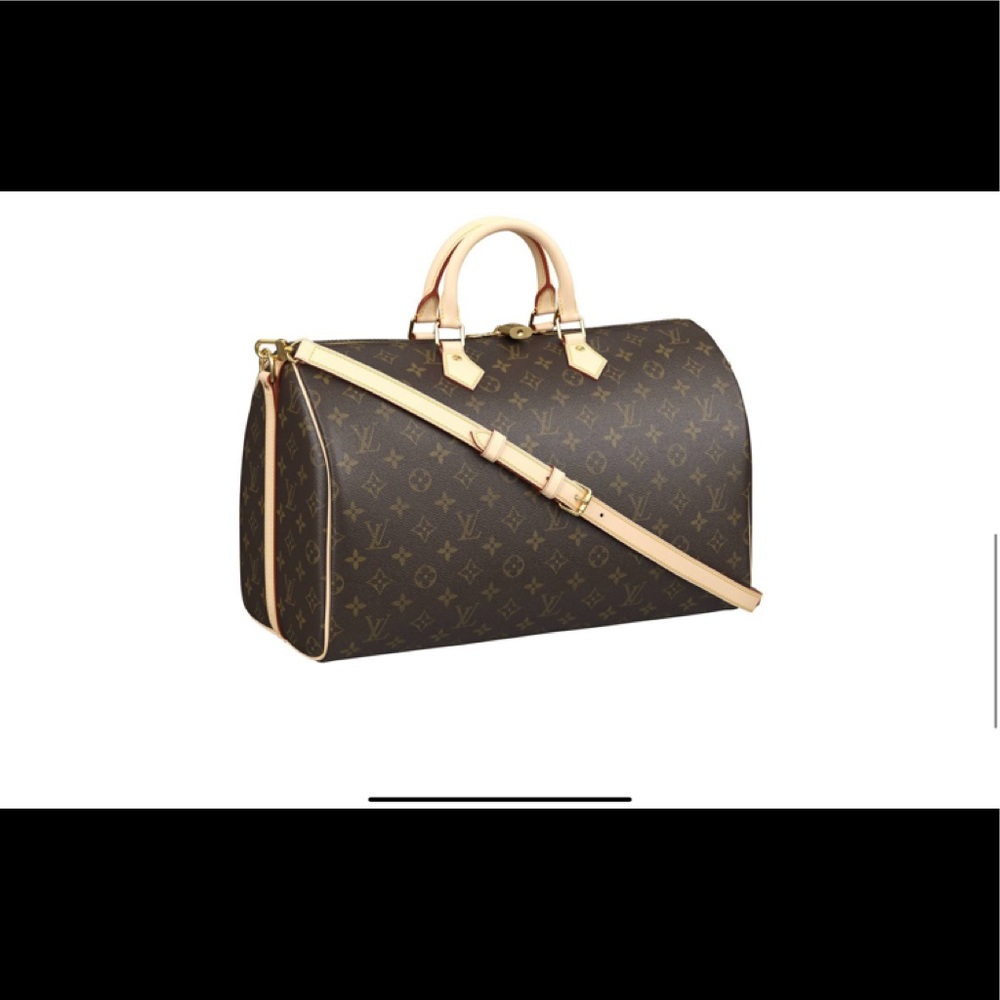 Authentic Louis Vuitton Monogram Speedy 40 Bandouliere